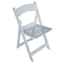 White Public Event Folding Chair